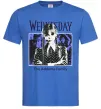 Мужская футболка Wednesday The Addams family Ярко-синий фото