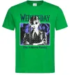 Мужская футболка Wednesday The Addams family Зеленый фото