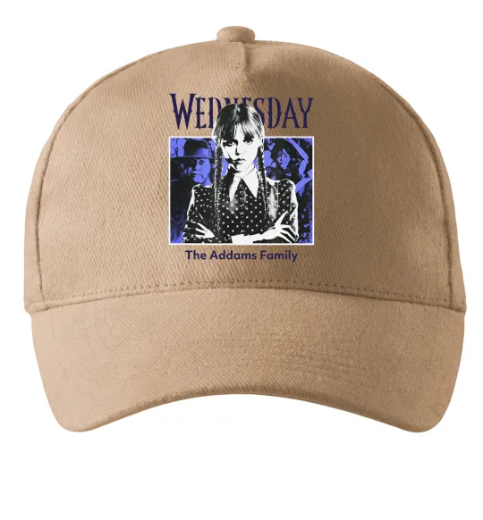 Кепка Wednesday The Addams family Пісочний фото