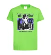 Детская футболка Wednesday The Addams family Лаймовый фото