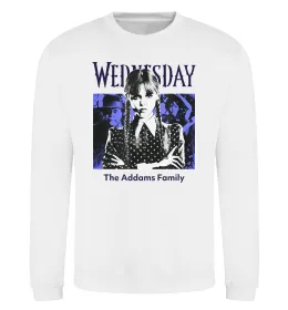 Свитшот Wednesday The Addams family Белый фото