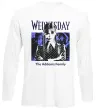 Лонгслів Wednesday The Addams family Білий фото
