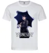Чоловіча футболка Wednesday poster Білий фото