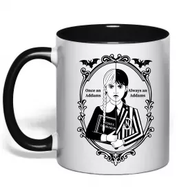 Чашка с цветной ручкой