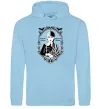 Чоловіча толстовка (худі) Wednesday once an Addams always an Addams Блакитний фото