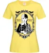 Женская футболка Wednesday once an Addams always an Addams Лимонный фото