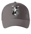 Кепка Wednesday once an Addams always an Addams Серый фото