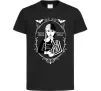 Детская футболка Wednesday once an Addams always an Addams Черный фото