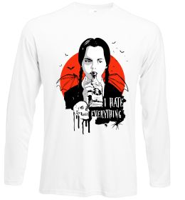 Лонгслив Wednesday I hate everything