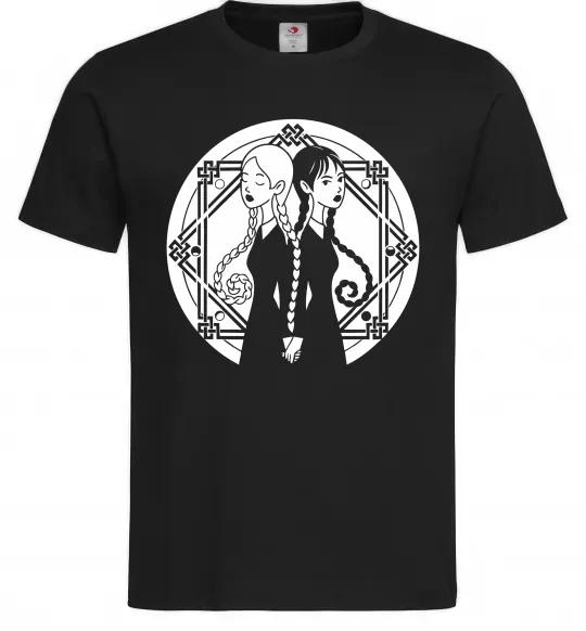 Чоловіча футболка Wednesday Enid Чорний фото