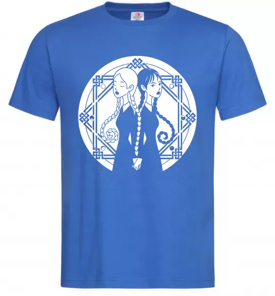 Чоловіча футболка Wednesday Enid Яскраво-синій фото