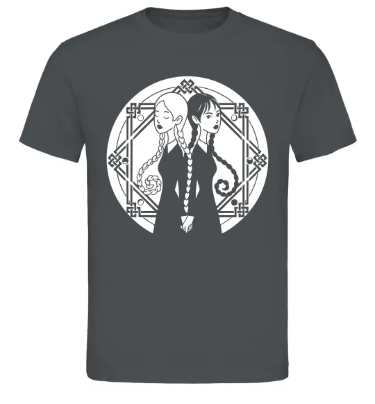 Чоловіча футболка Wednesday Enid Графіт фото