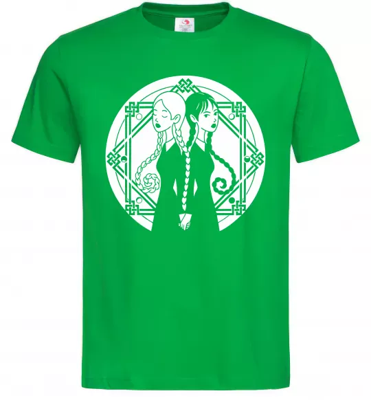 Чоловіча футболка Wednesday Enid Зелений фото