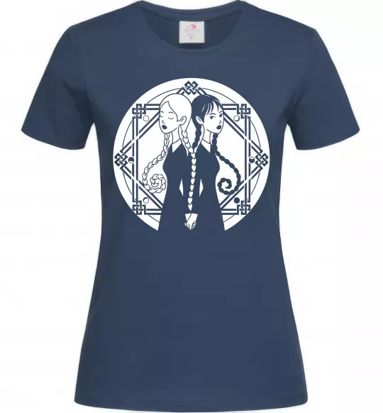 Женская футболка Wednesday Enid Темно-синий фото