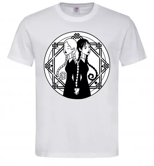 Чоловіча футболка Wednesday Enid Білий фото