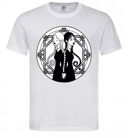 Чоловіча футболка Wednesday Enid Білий фото