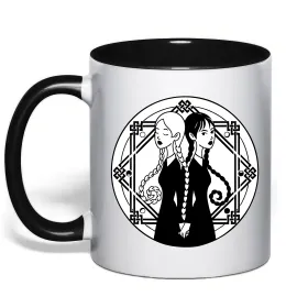 Чашка с цветной ручкой