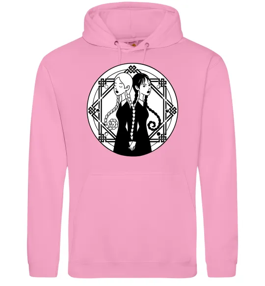 Чоловіча толстовка (худі) Wednesday Enid Рожевий фото