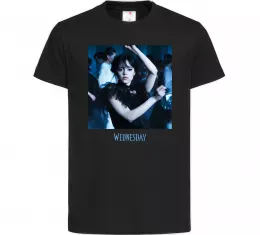 Дитяча футболка Wednesday dance Чорний фото