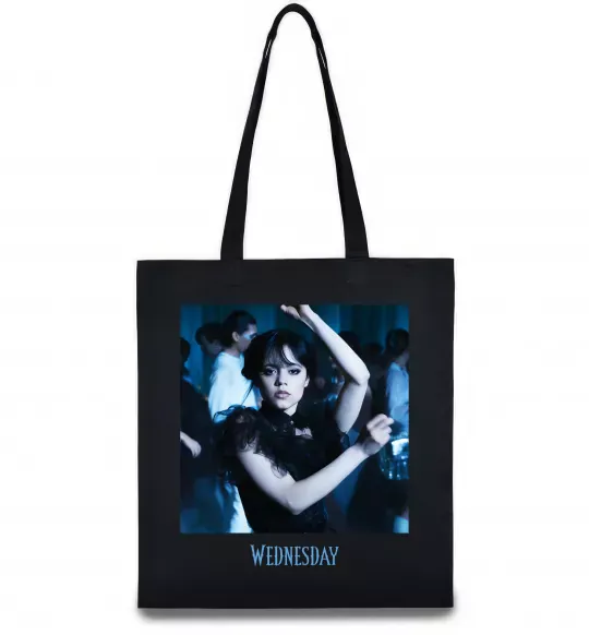 Эко-сумка Wednesday dance Черный фото