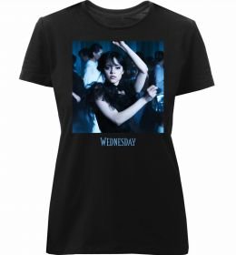 Женская премиум футболка Wednesday dance
