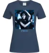 Жіноча футболка Wednesday dance Темно-синій фото