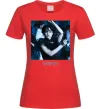 Жіноча футболка Wednesday dance Червоний фото