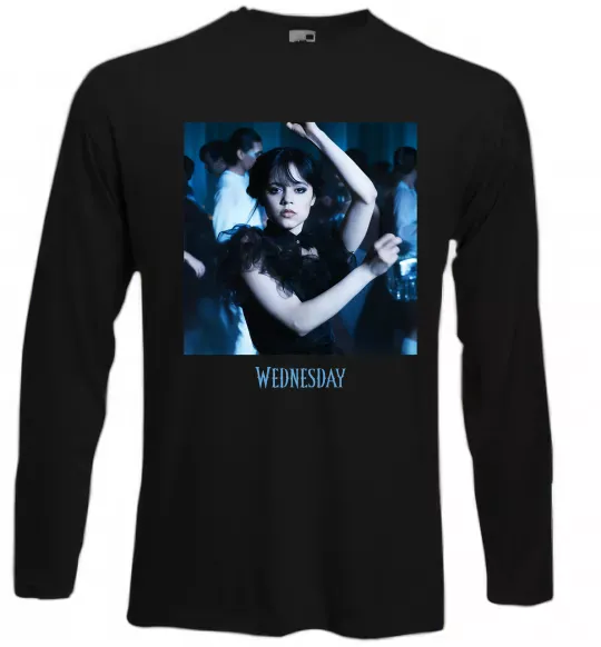 Лонгслив Wednesday dance Черный фото