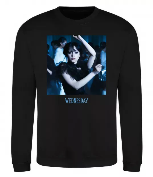 Світшот Wednesday dance Чорний фото