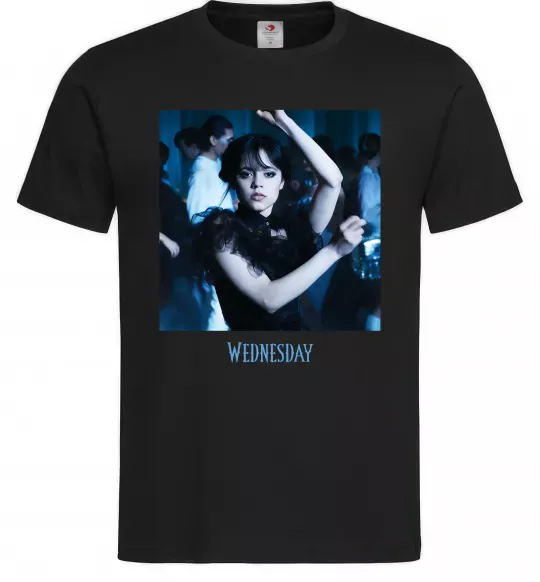 Чоловіча футболка Wednesday dance Чорний фото