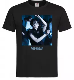 Чоловіча футболка Wednesday dance Чорний фото
