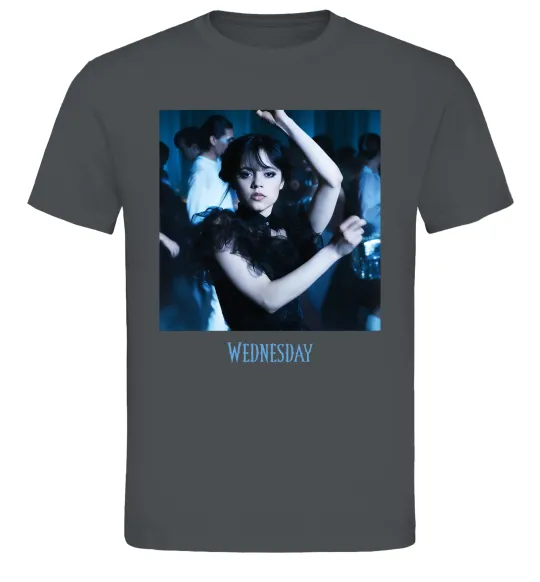 Чоловіча футболка Wednesday dance Графіт фото