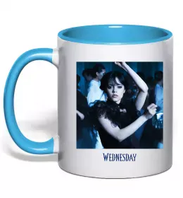 Чашка з кольоровою ручкою