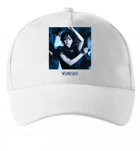 Кепка Wednesday dance Білий фото