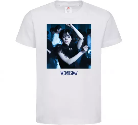 Детская футболка Wednesday dance Белый фото