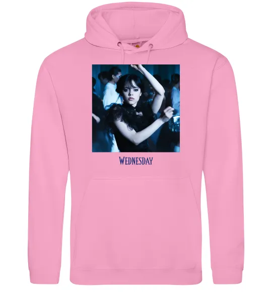 Жіноча толстовка (худі) Wednesday dance Рожевий фото