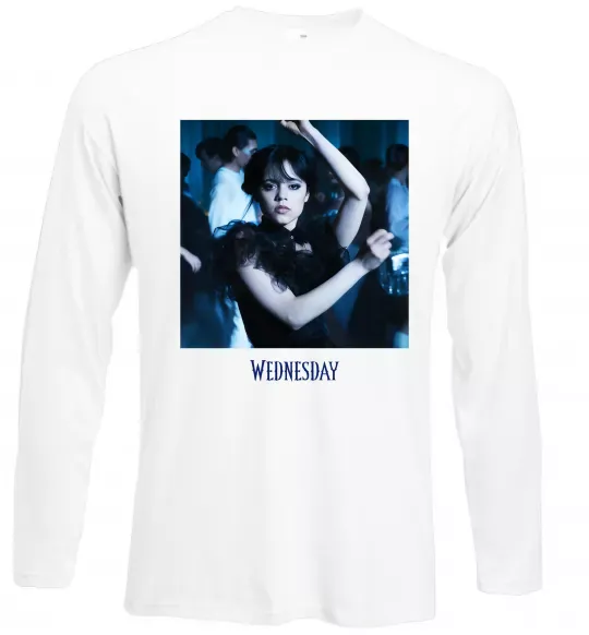 Лонгслив Wednesday dance Белый фото