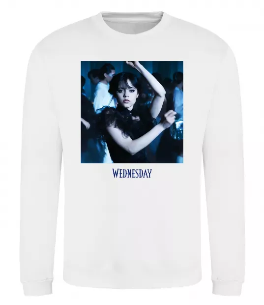 Світшот Wednesday dance Білий фото