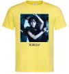 Чоловіча футболка Wednesday dance Лимонний фото