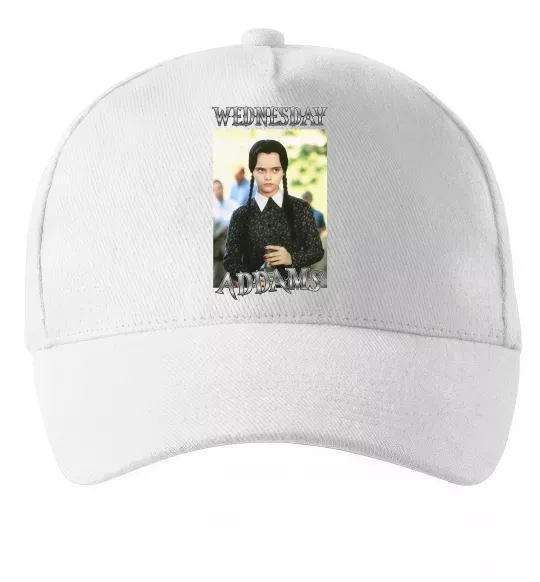Кепка Wednesday Addams retro Білий фото