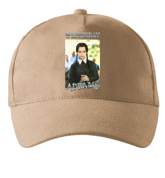 Кепка Wednesday Addams retro Песочный фото
