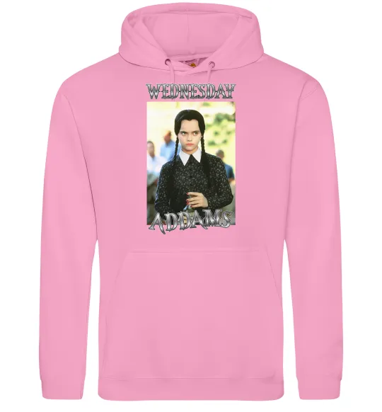 Мужская толстовка (худи) Wednesday Addams retro Розовый фото