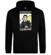Чоловіча толстовка (худі) Wednesday Addams retro Чорний фото
