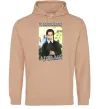 Жіноча толстовка (худі) Wednesday Addams retro Пісочний фото