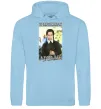 Жіноча толстовка (худі) Wednesday Addams retro Блакитний фото