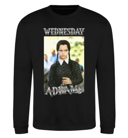 Свитшот Wednesday Addams retro Черный фото