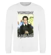 Свитшот Wednesday Addams retro Белый фото