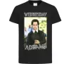 Детская футболка Wednesday Addams retro Черный Детская футболка Wednesday Addams retro Черный фото