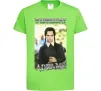 Детская футболка Wednesday Addams retro Лаймовый Детская футболка Wednesday Addams retro Лаймовый фото