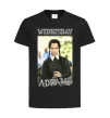 Детская футболка Wednesday Addams retro Черный фото